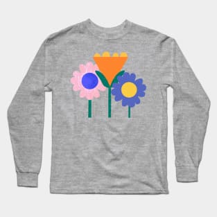 Cute bold floral Long Sleeve T-Shirt